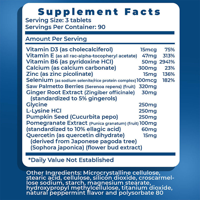 Capsules de prostate pour hommes Supplément de prostate pour hommes soutient la fonction de la prostate