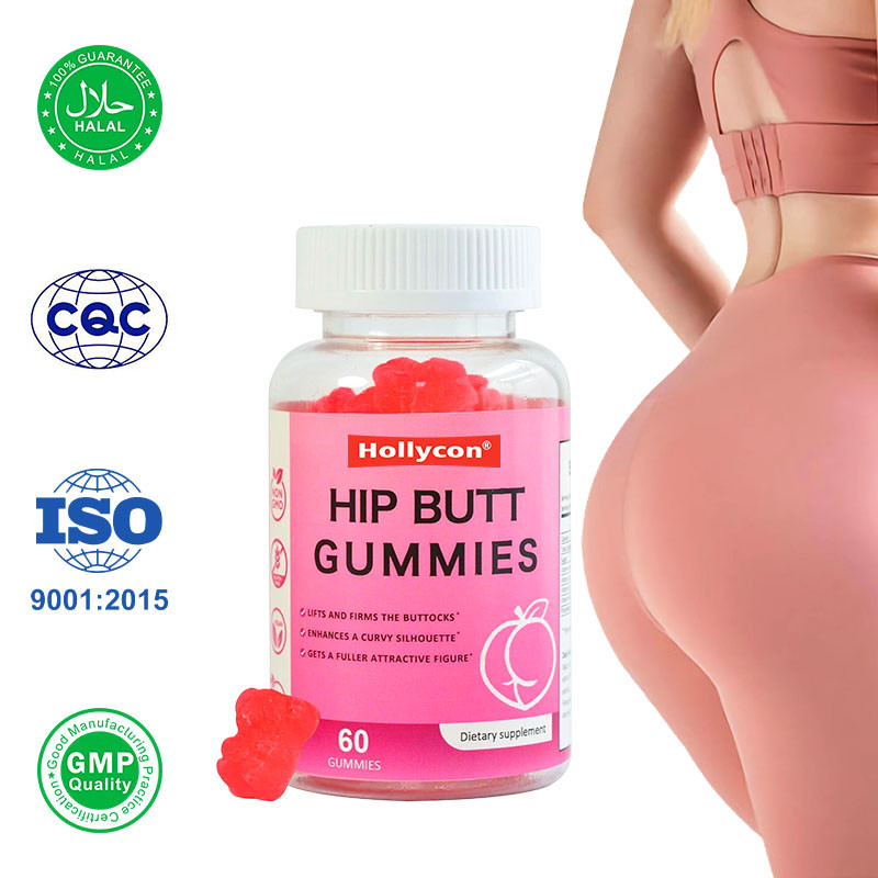 OEM Gummies pour fesses de hanche pour les femmes Supplément améliorant les fesses pour le levage des fesses