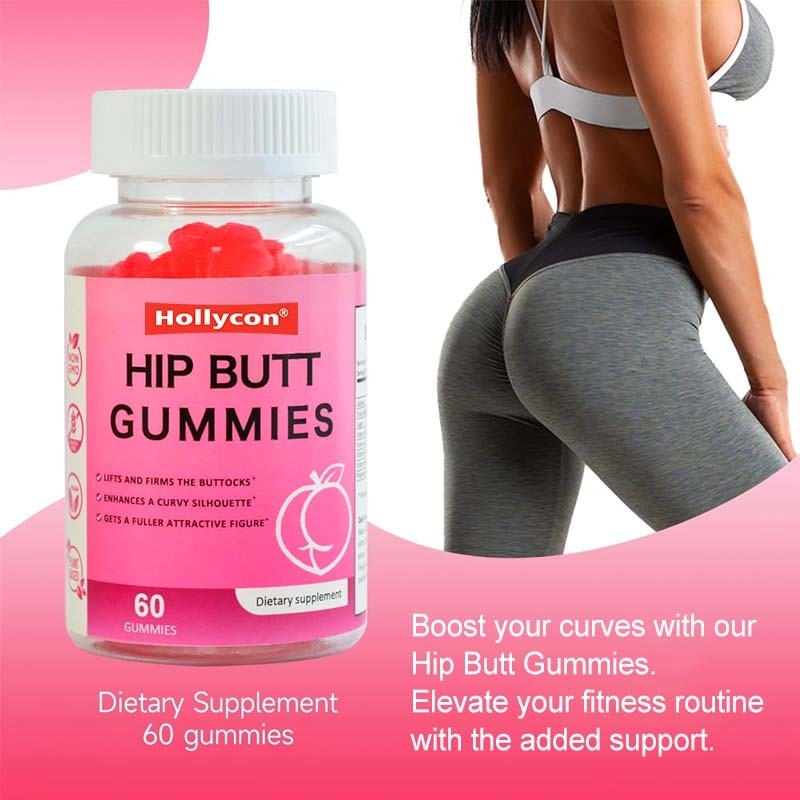 OEM Gummies pour fesses de hanche pour les femmes Supplément améliorant les fesses pour le levage des fesses