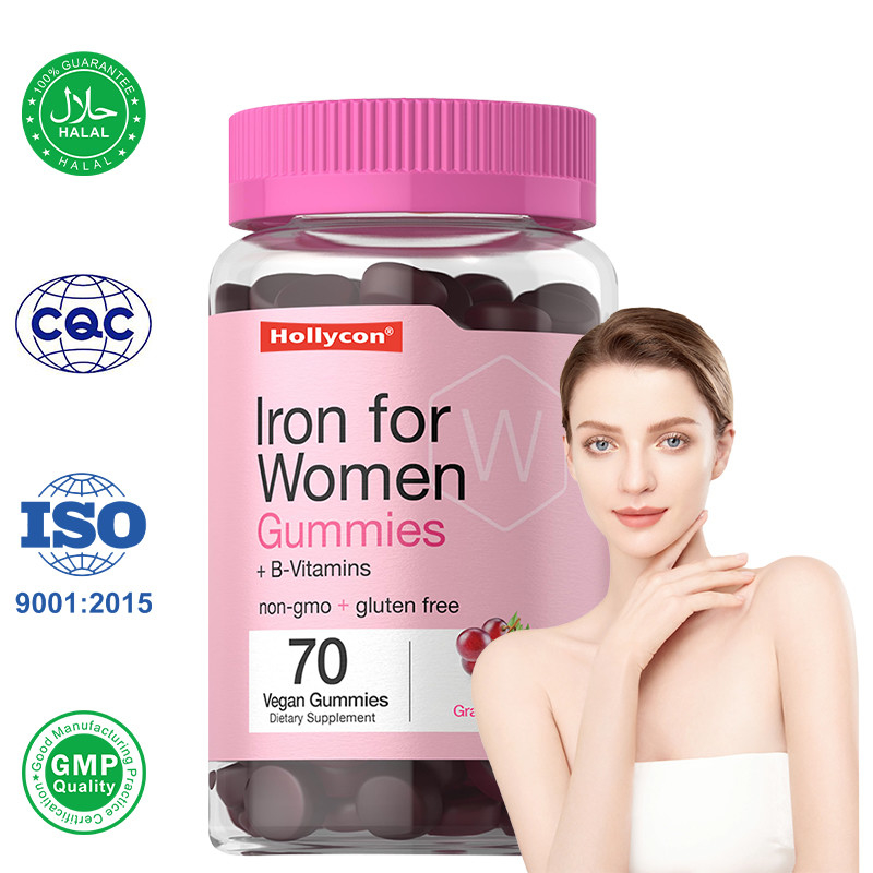 Fer pour les femmes 250mcg Acide folique 18mg Fer pour la production de globules rouges