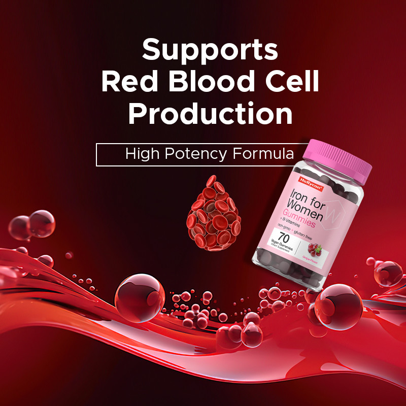 Fer pour les femmes 250mcg Acide folique 18mg Fer pour la production de globules rouges