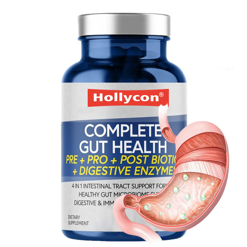 Probiotiques d'usine pour les femmes et les hommes Enzymes digestives Capsules Supplément de santé intestinale