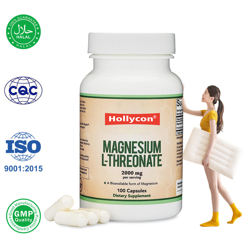 Fabrique L Thréonate Magnésium Capsules Calcium Zinc Suppléments soutiennent le sommeil et la fonction cognitive