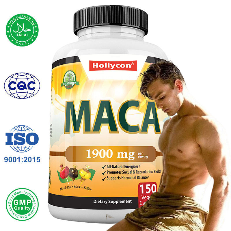 Capsules de racine de maca Capsules énergétiques puissantes pour les hommes