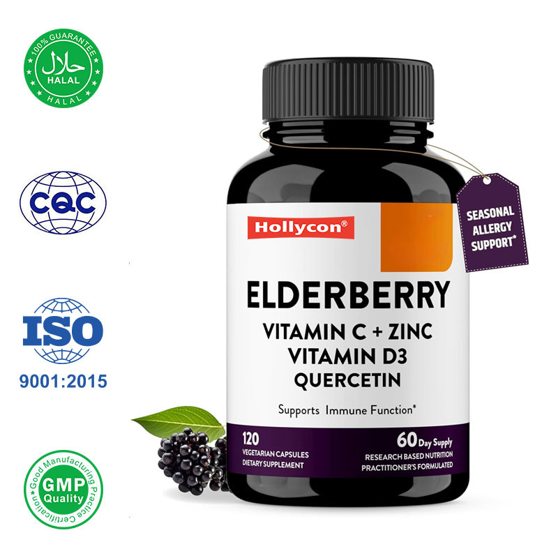 Un supplément à base de plantes pour adultes favorise la santé immunitaire avec de la vitamine C et du zinc