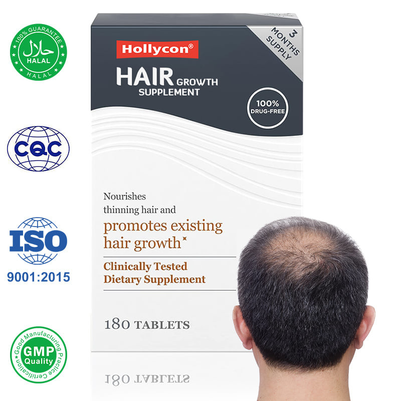 En stock Fabrique de suppléments de croissance des cheveux pour hommes Les vitamines de croissance des cheveux pour hommes