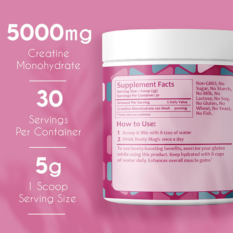 Poudre de créatine pour le renforcement du corps féminin Poudre de créatine monohydrate pour le renforcement du corps