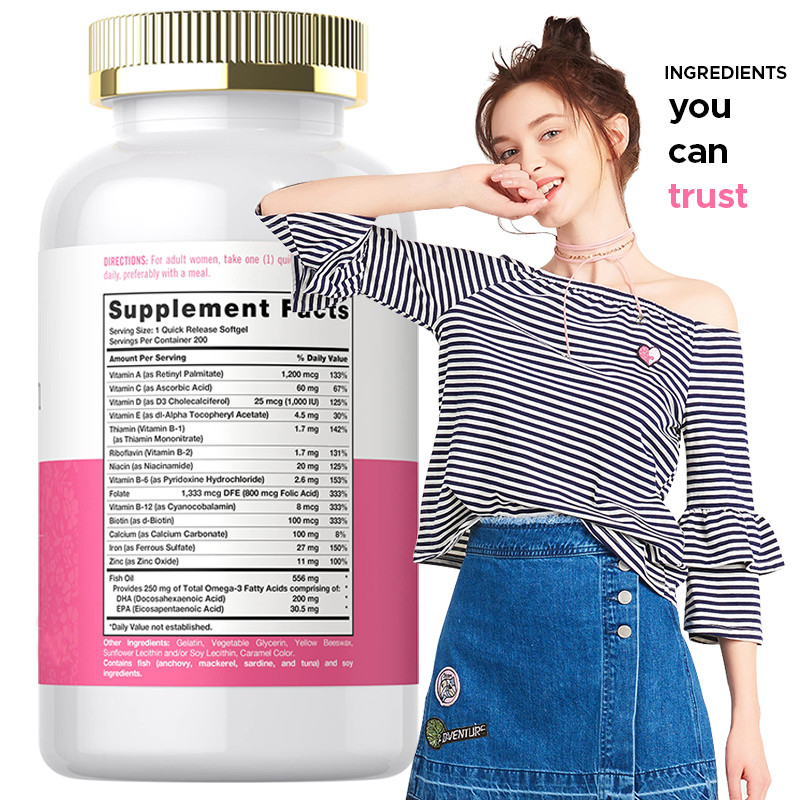 Les multivitamines pour les femmes pour le système immunitaire Les vitamines quotidiennes pour les femmes
