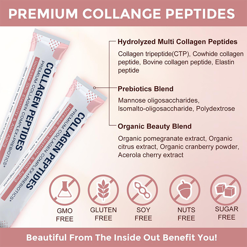Poudre de peptides de collagène pour femmes