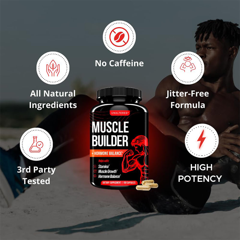 Le constructeur musculaire soutient la croissance musculaire, la taille, la force et l' énergie.