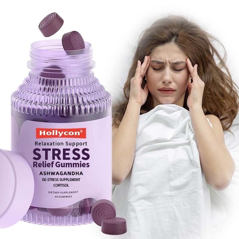 Délivrance du stress en gros Les gommes soutiennent la relaxation, le cortisol et le sommeil