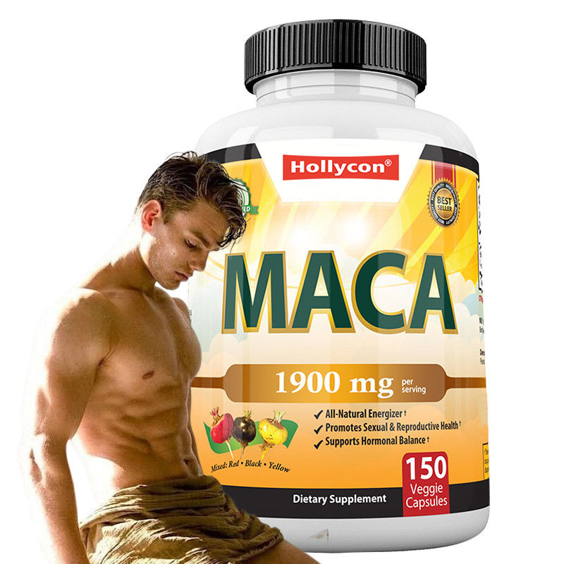 Capsules de racine de maca mélange organique de racine de maca pour le soutien de l' humeur Capsules de maca