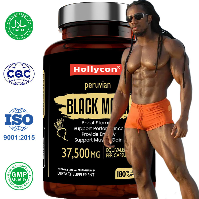 Capsules de racine de maca OEM mélange organique de racine de maca pour le soutien de l'humeur Capsules de maca