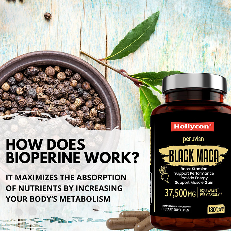 Capsules de racine de maca OEM mélange organique de racine de maca pour le soutien de l'humeur Capsules de maca