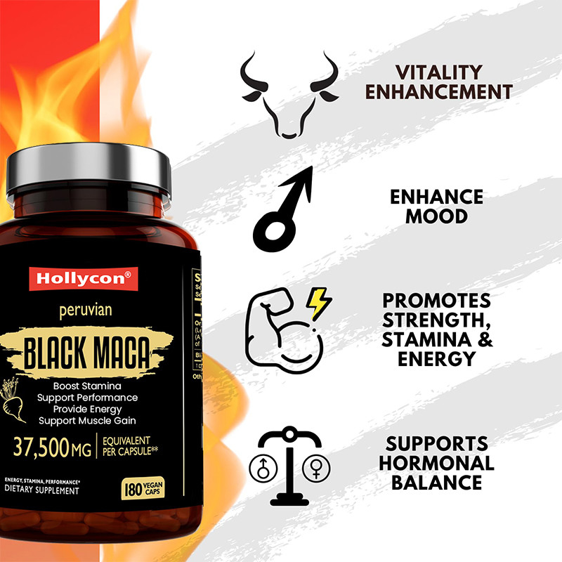 Capsules de racine de maca OEM mélange organique de racine de maca pour le soutien de l'humeur Capsules de maca