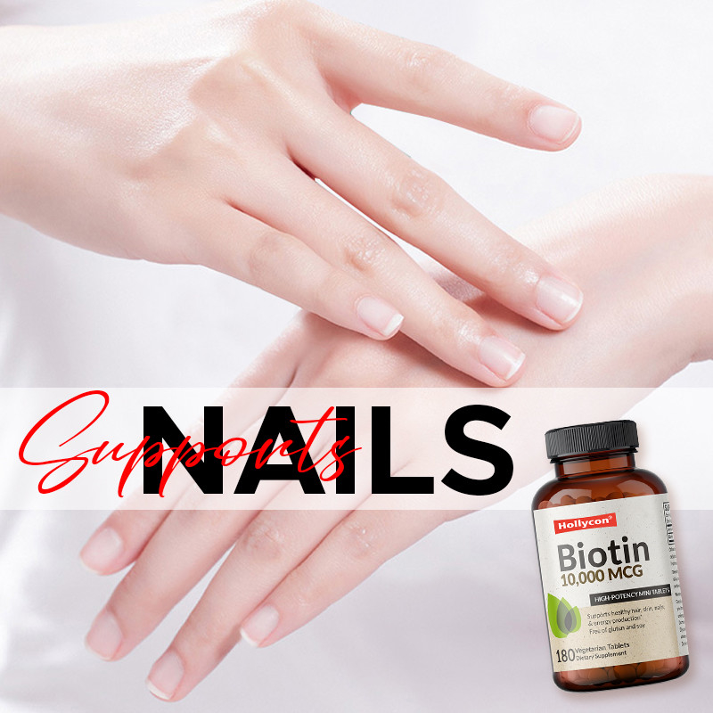 Capsules de biotine OEM pour la croissance des cheveux 10.000 mcg Biotine pour une peau et des ongles en bonne santé