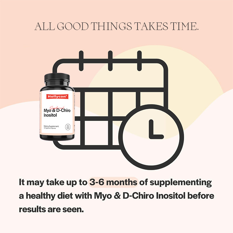 Supplément d'inositol pour l'équilibre hormonal Myo-inositol et D-chiro Inositol capsules