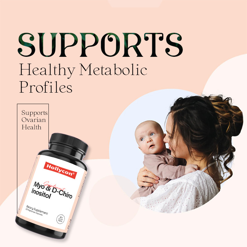 Supplément d'inositol pour l'équilibre hormonal Myo-inositol et D-chiro Inositol capsules