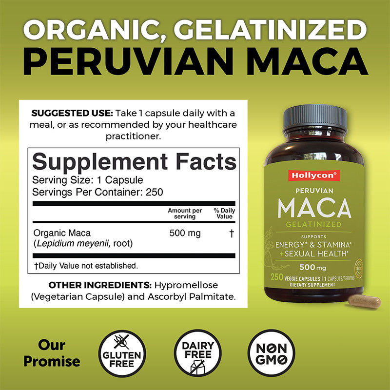 Capsules de racine de maca OEM pour hommes