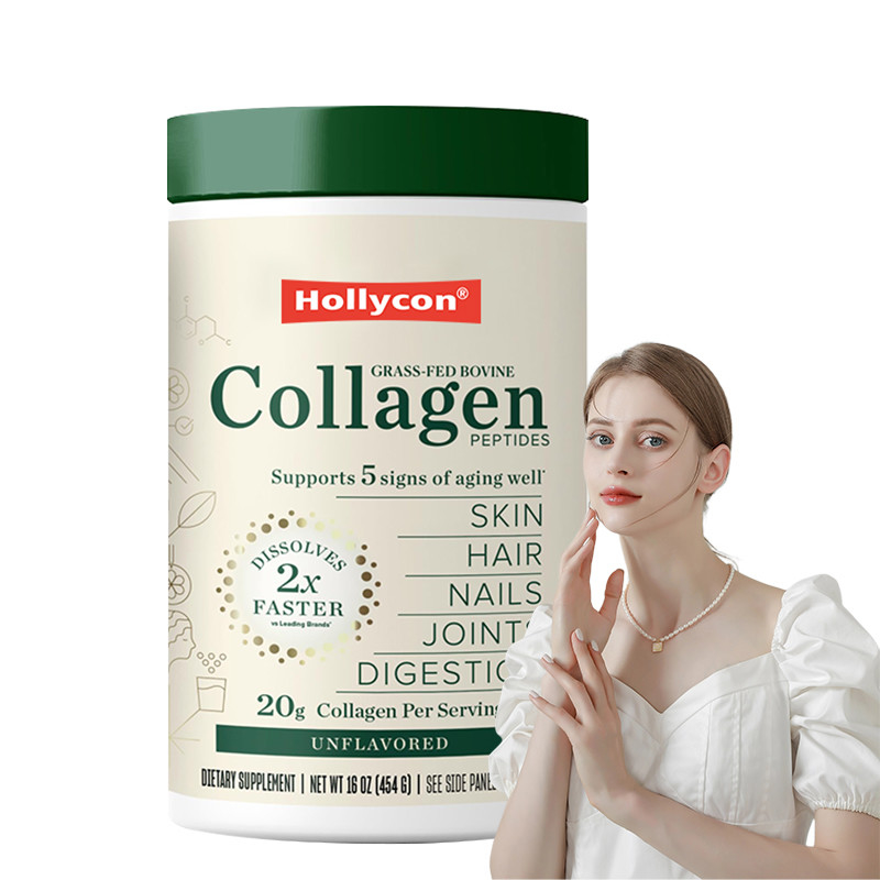 Poudre de collagène pour les cheveux, la peau, les ongles soutient 20 g de collagène Peptides Poudre de protéines