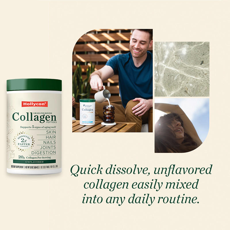 Poudre de collagène pour les cheveux, la peau, les ongles soutient 20 g de collagène Peptides Poudre de protéines