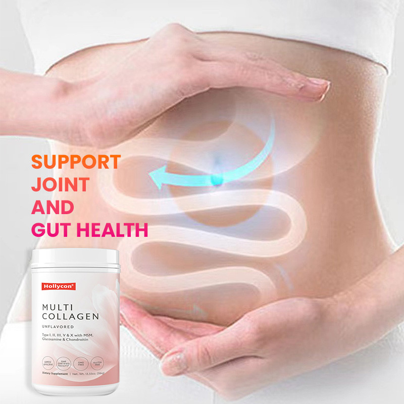 Poudre de collagène multi-OEM pour le support capillaire Peptides de collagène hydrolysés Poudre de protéines