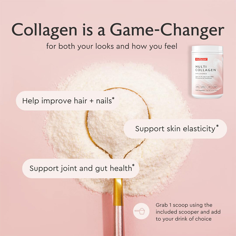 Poudre de collagène multi-OEM pour le support capillaire Peptides de collagène hydrolysés Poudre de protéines