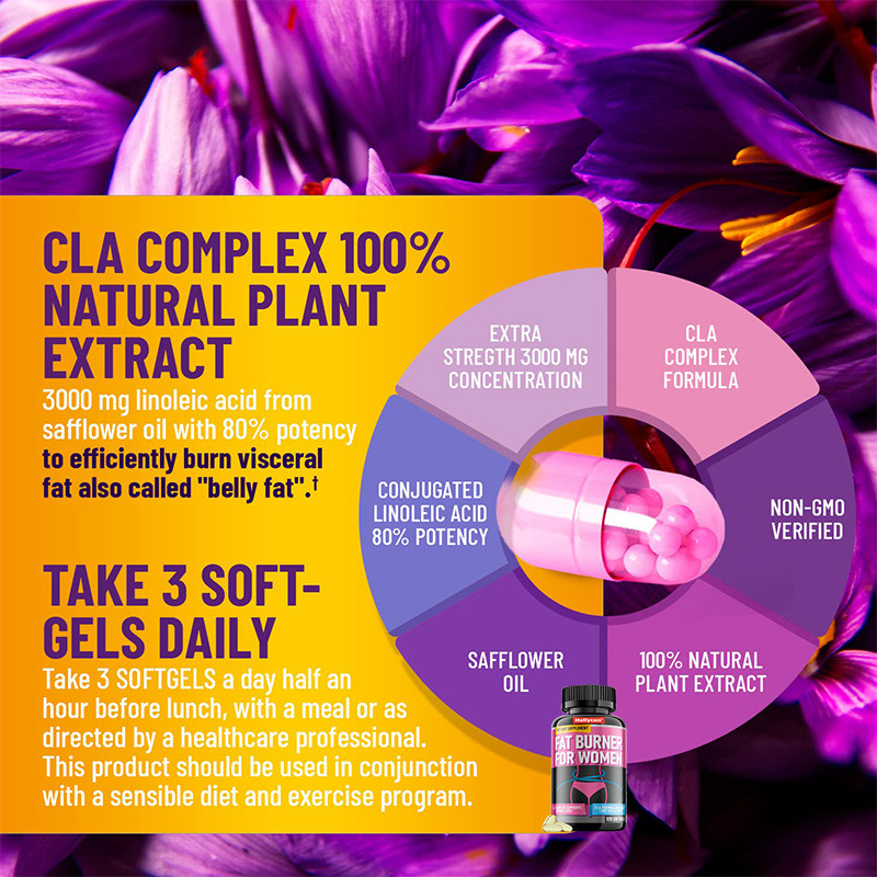 Capsules minceur brûleur de graisse du ventre pour les femmes Pilules de perte de poids brûleur de graisse Softgels