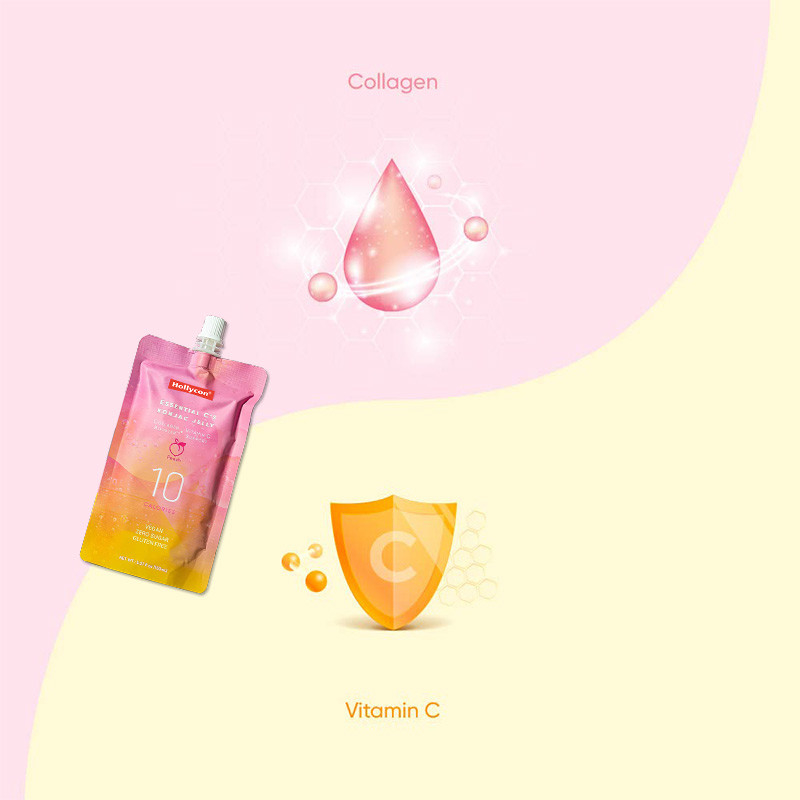 Collagène et vitamine C Conjac gelée sans sucre gelée pour perdre du poids gelée minceur