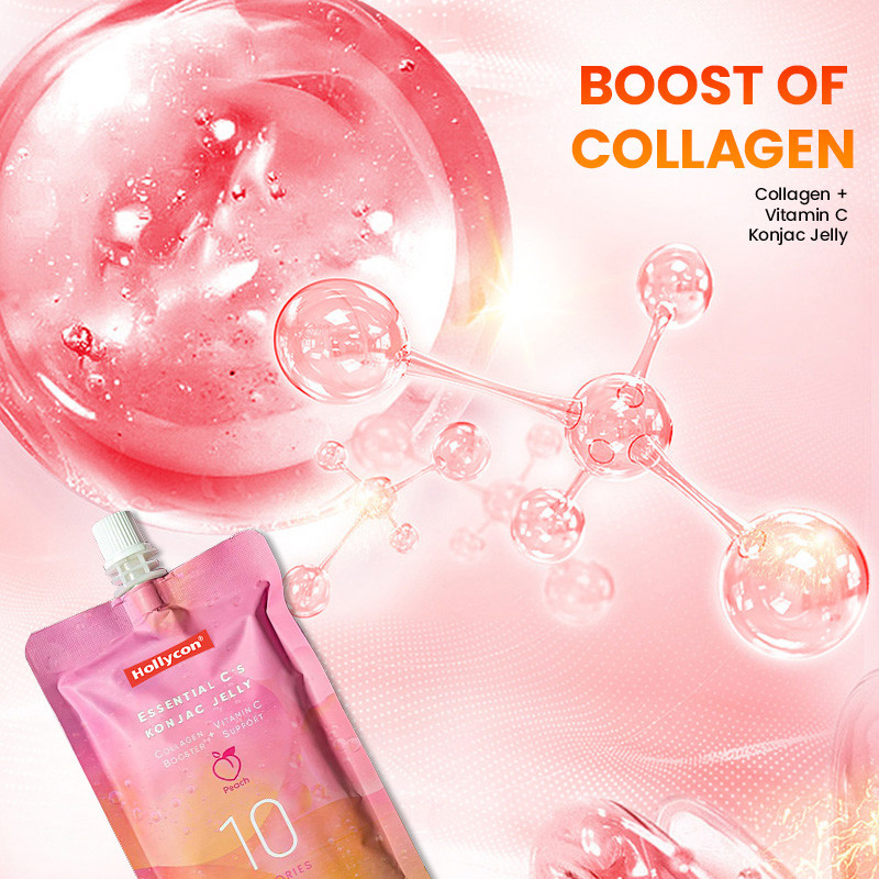 Collagène et vitamine C Conjac gelée sans sucre gelée pour perdre du poids gelée minceur