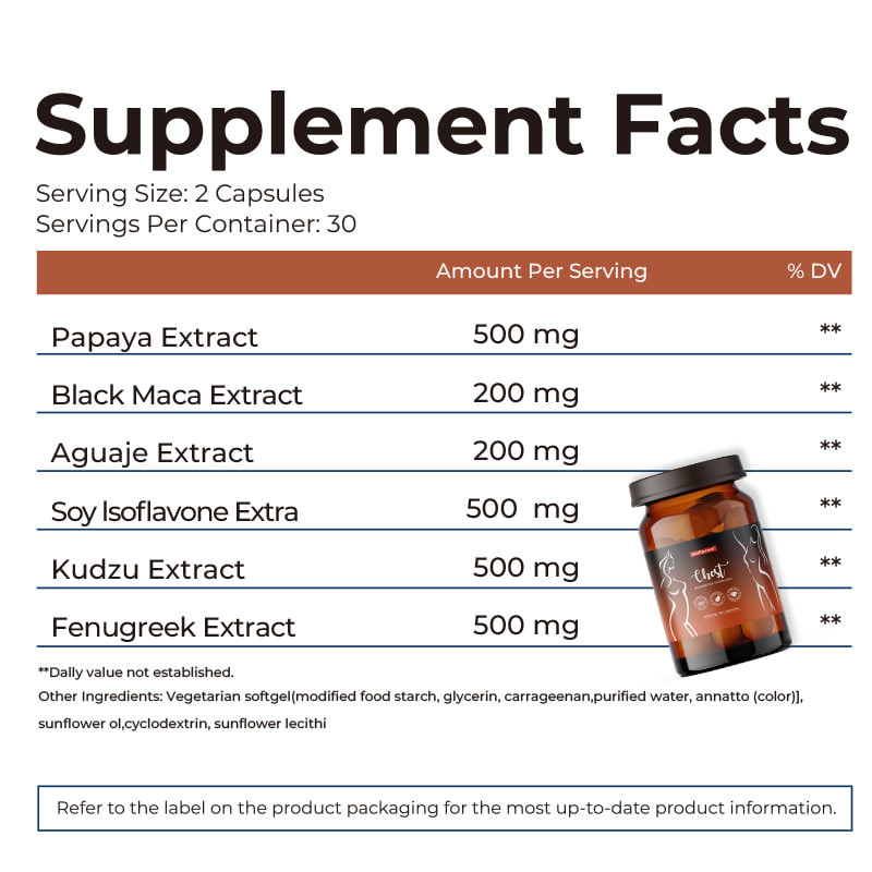 Fabrique de suppléments de levage et d'élargissement du sein Capsules d'amélioration de la poitrine pour l'équilibre hormonal féminin