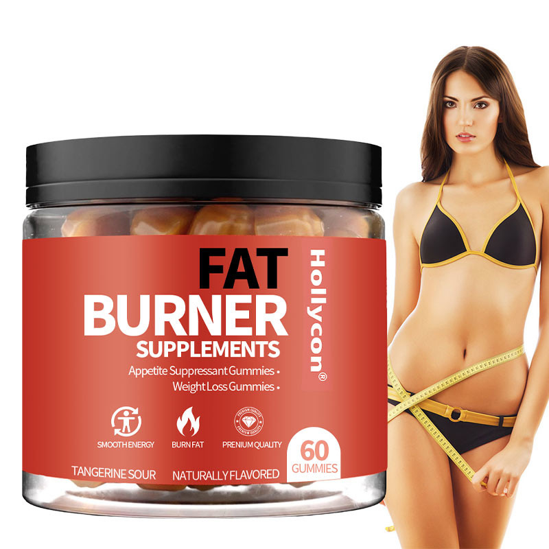 OEM brûleur de graisse thermogénique et gomme de suppression de l'appétit avec acétyl-L-carnitine HCL, MitoBurn, gomme de perte de poids