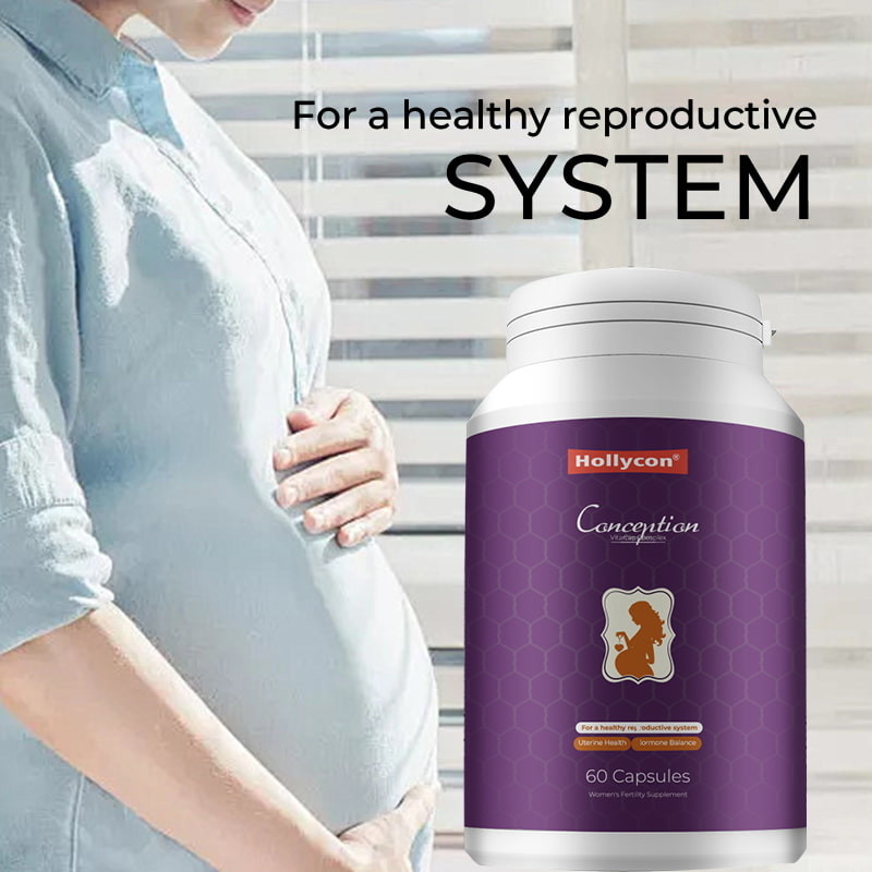 Conception Capsules de complexes de vitamines pour un système reproducteur sain Santé utérine Supplément de fertilité féminine