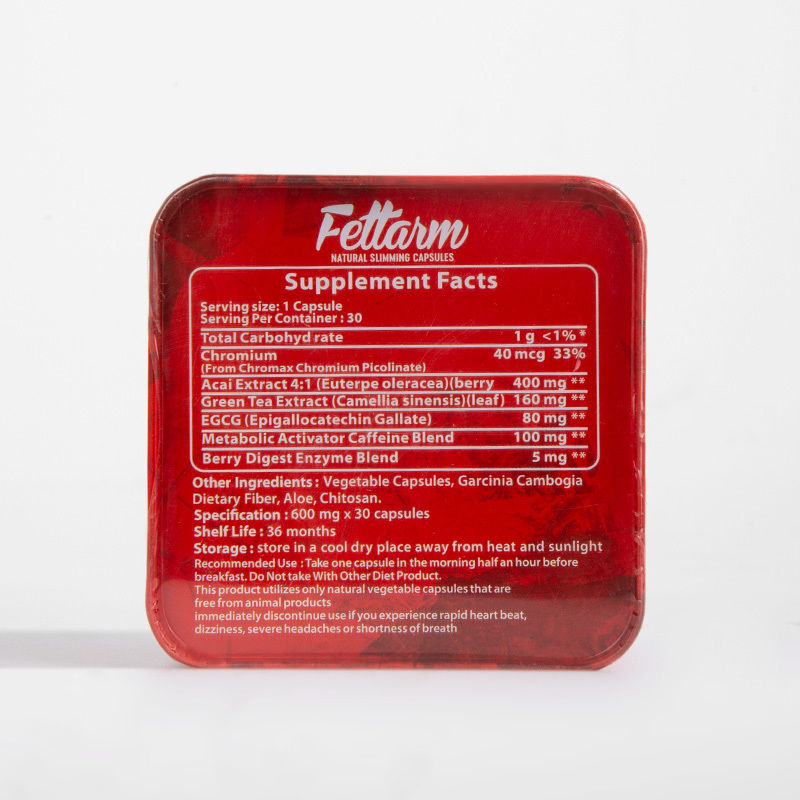 Fabricé à base de plantes Supplément de perte de poids Capsules de perte de poids de formule naturelle Capsules de perte de poids