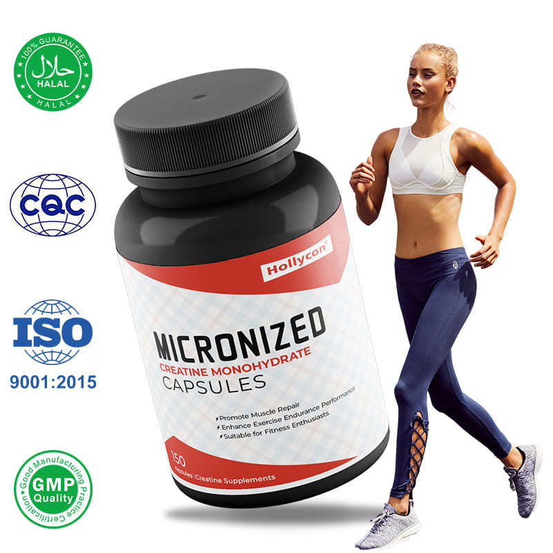 Capsules monohydratées de créatine micronisées d'usine OEM Capsules d'énergie musculaire pour adultes favorisent la réparation musculaire
