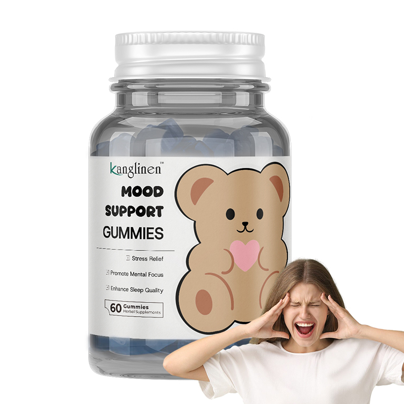 Soutien de l'humeur gommes OEM usine gommes de magnésium pour les adultes soulagement du stress favoriser la concentration mentale améliorer la qualité du sommeil