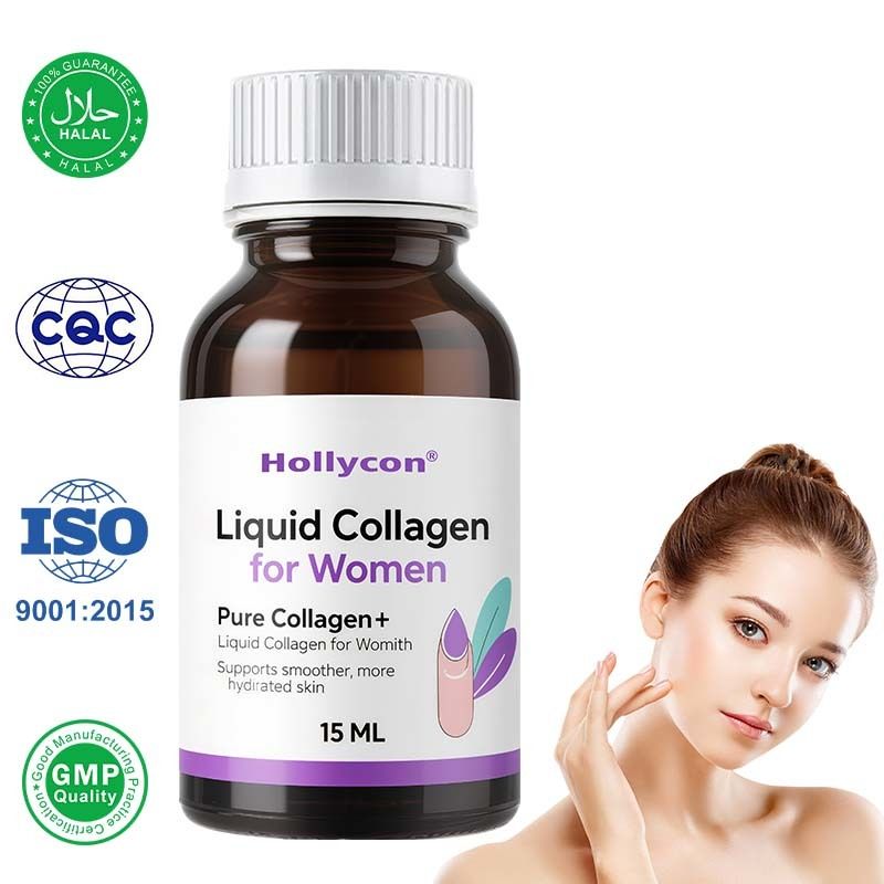 Collagène pur + collagène liquide pour femmes - 4000 mg de peptides marins pour la peau radieuse, la santé des cheveux et des ongles - acide hyaluronique, vitamine E