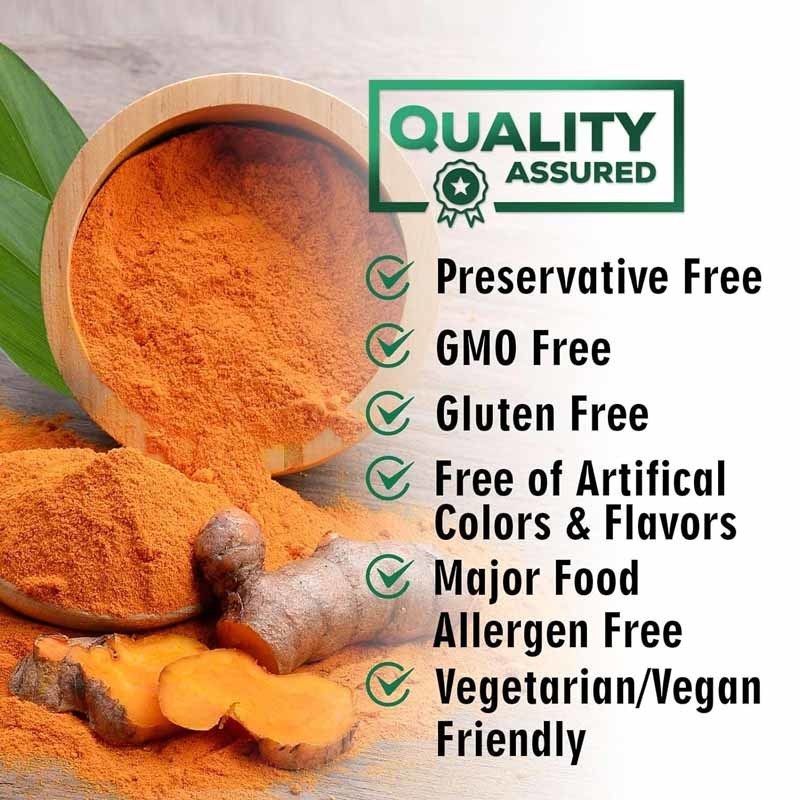 Complément de curcuma et curcumine OEM avec curcuma biologique, gingembre et poivre noir pour une meilleure absorption, soutien articulaire, gélule de curcumine