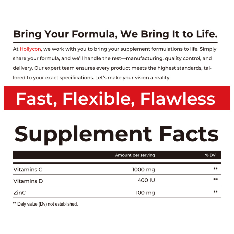 Triple Action Effervescent Tablet OEM Factory Vitamins Supplement for Adult Seasonal Immune Support Maintains Immune Function