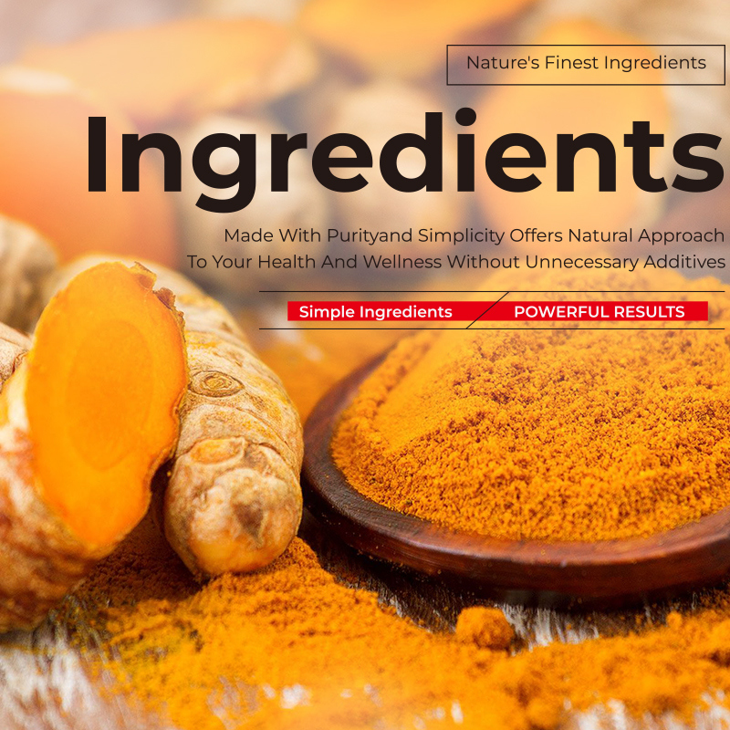 Capsules de curcuma de marque privée contenant 100 capsules par flacon pour le soutien digestif et 3 capsules par jour