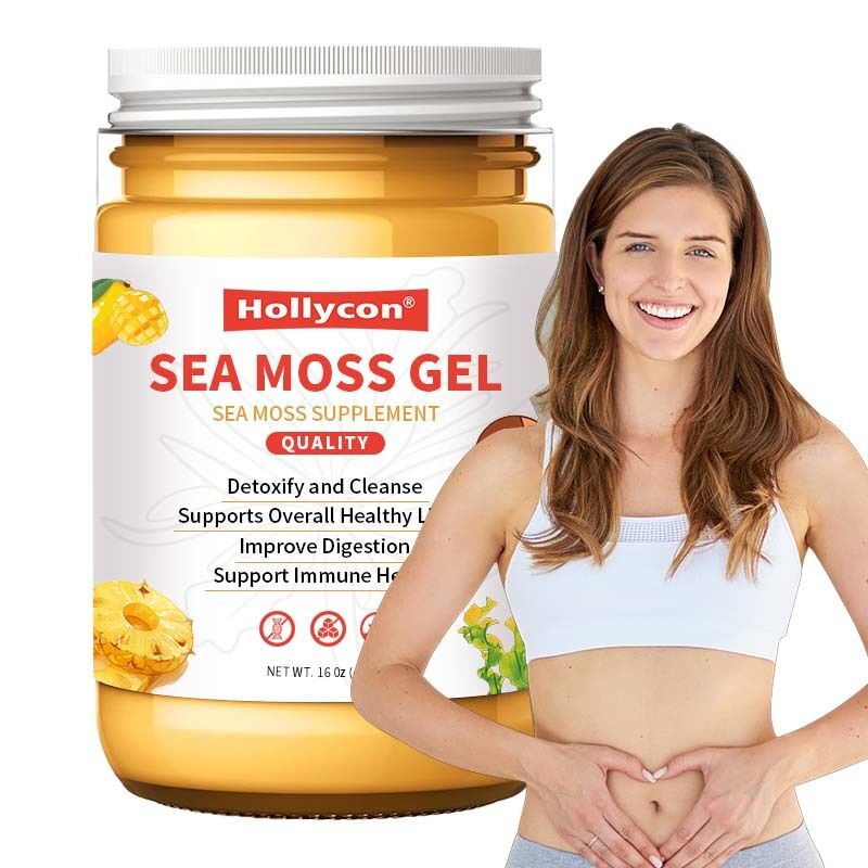 OEM Nutritif Raw Seamoss Détoxifier et Nettoyer Riche en Minéraux Protéines Vitamines Santé Sea Moss Gel