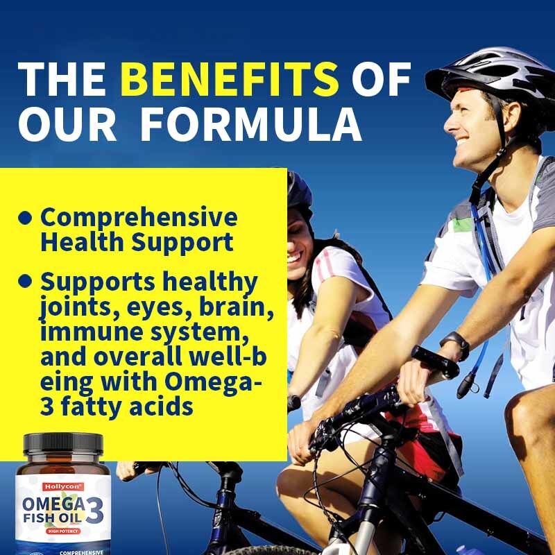 OEM Triple Force Plus de 2100 mg acides gras oméga-3 acides gras premium sauvages capturés huile de poisson sans ronflement 120 Ct huile de poisson oméga 3