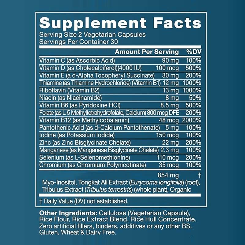 Complément de fertilité masculin OEM pour booster la fertilité, nombre de spermatozoïdes optimal, mobilité, force, Ashwagandha, Magnésium et Zinc, compléments de fertilité