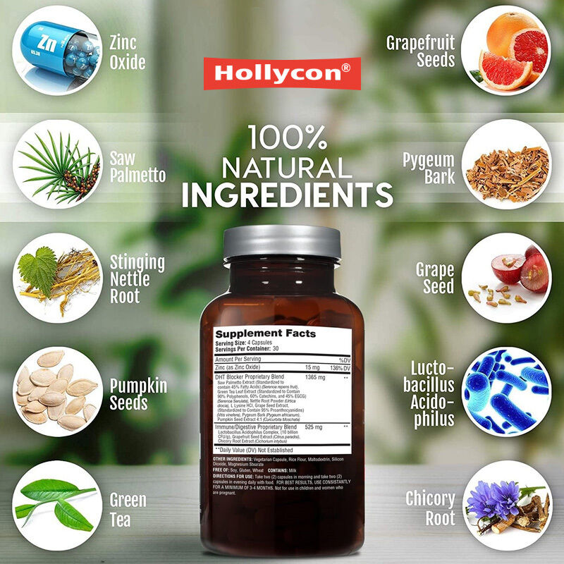 Complément alimentaire OEM pour la croissance des cheveux contre l'amincissement génétique pour hommes et femmes, contrôle de la perte de cheveux, capsules de croissance des cheveux pour le système immunitaire