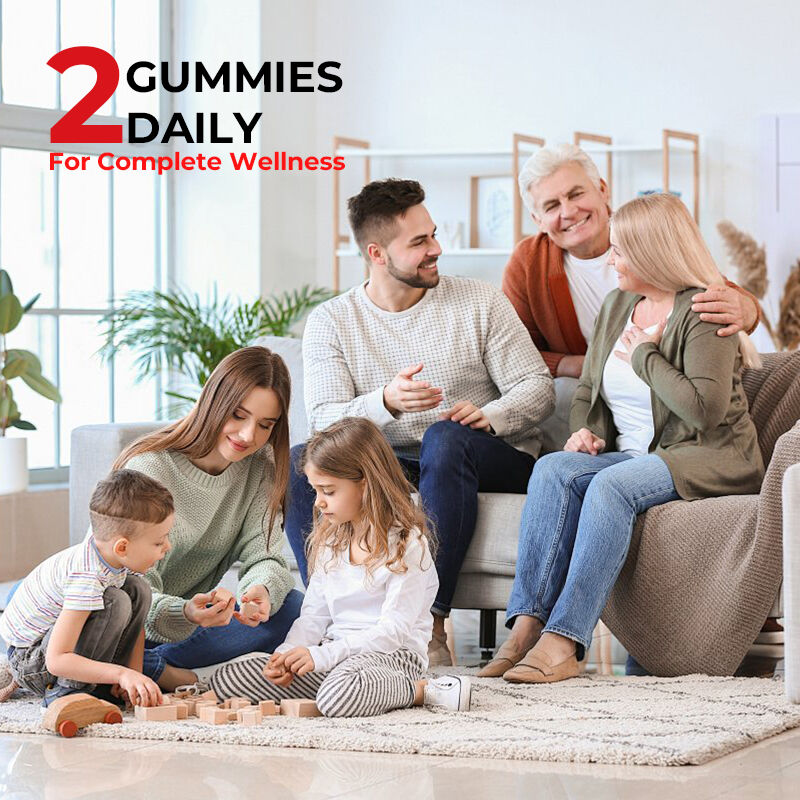 ODM OEM personnalisé Algues gommées bonbons de sureau Bonbons vitamine C D + Zinc Bonbons gommés Algues bourguignon racine végétarienne Bonbons