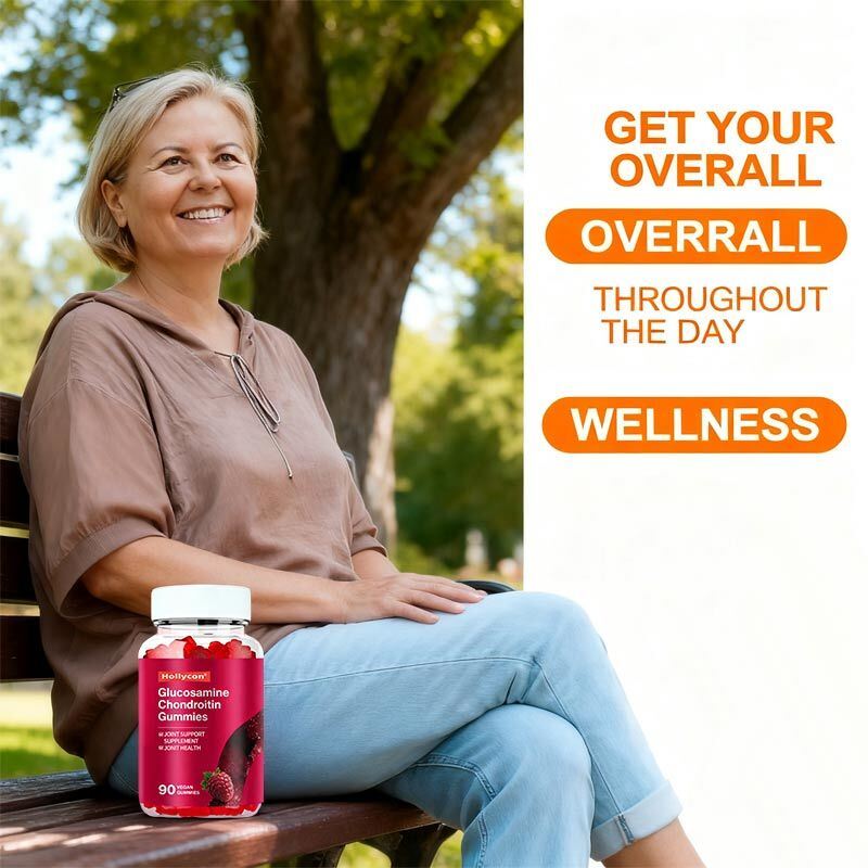 OEM Extra Strength Joint Support Supplement with MSM & Elderberry Flexibility Glucosamine Chondroitin Gummies