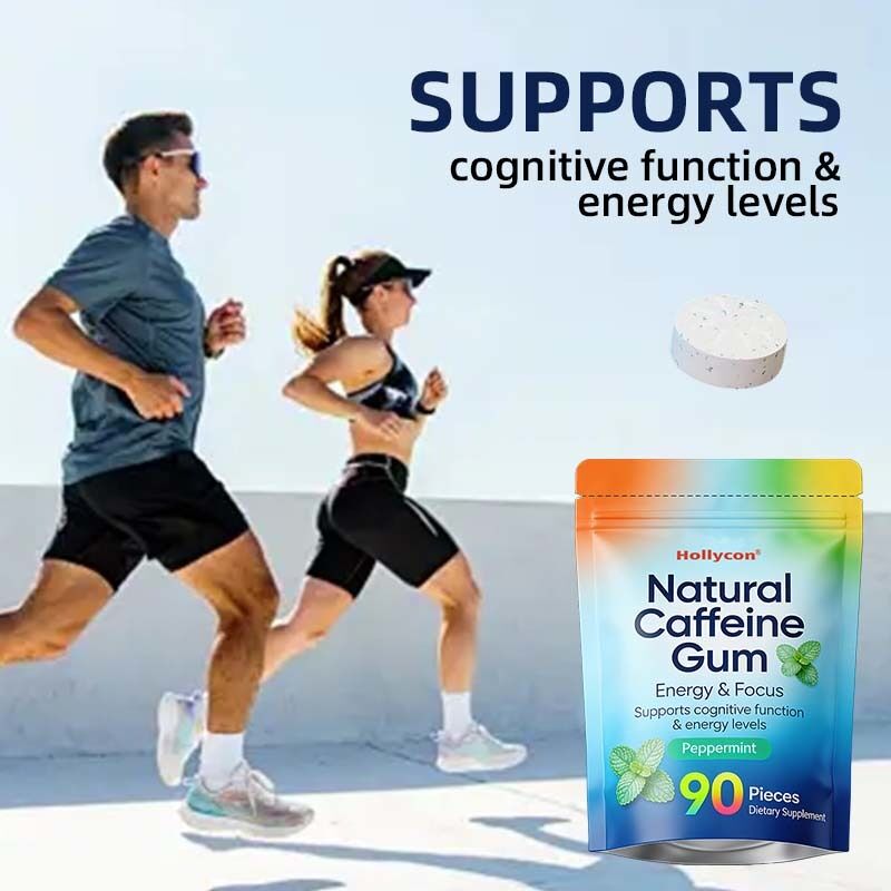 OEM ODM Cognitive Support Gum, Supports Alertness & Mental Clarity, Natural Plant Extract Brain Health Supplement