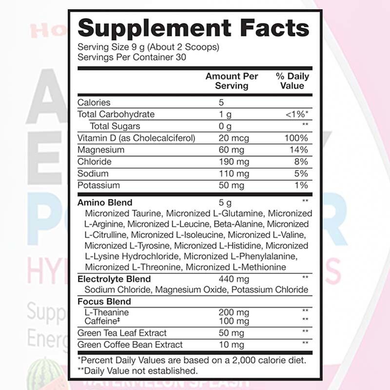 Customized BCAA Electrolyte Energy Powder Enhances Endurance Supports Hydration & Post-Workout Recovery Supplement