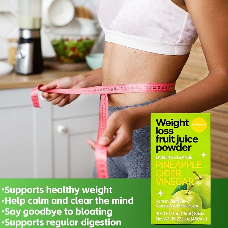 Poudre de jus de fruits naturels d'usine pour une perte de poids saine, une digestion et un soutien de la santé intestinale, supplément de boisson de gestion du poids