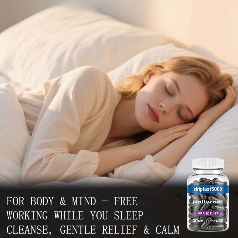 Gélules de gestion du poids pour le corps et l'esprit, sommeil libre, nettoyage doux, soulagement, calme, relaxation, complément alimentaire